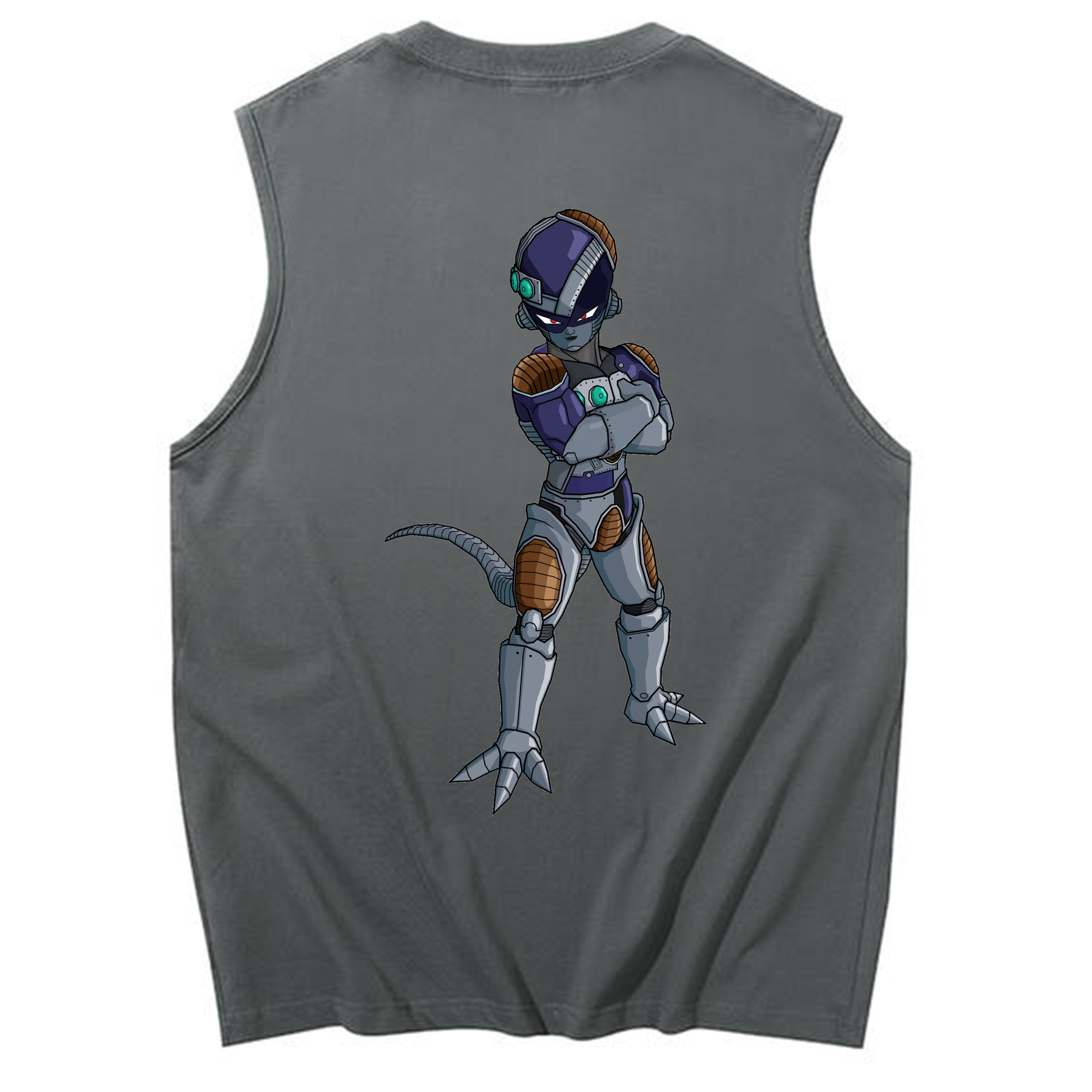 （画像用） ドラゴンボール フリーザ DRAGON BALL Frieza コットン100％タンクトップ（背面プリント）